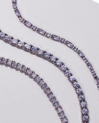 Brette Adjustable CZ Tennis Necklace - Sterling Forever