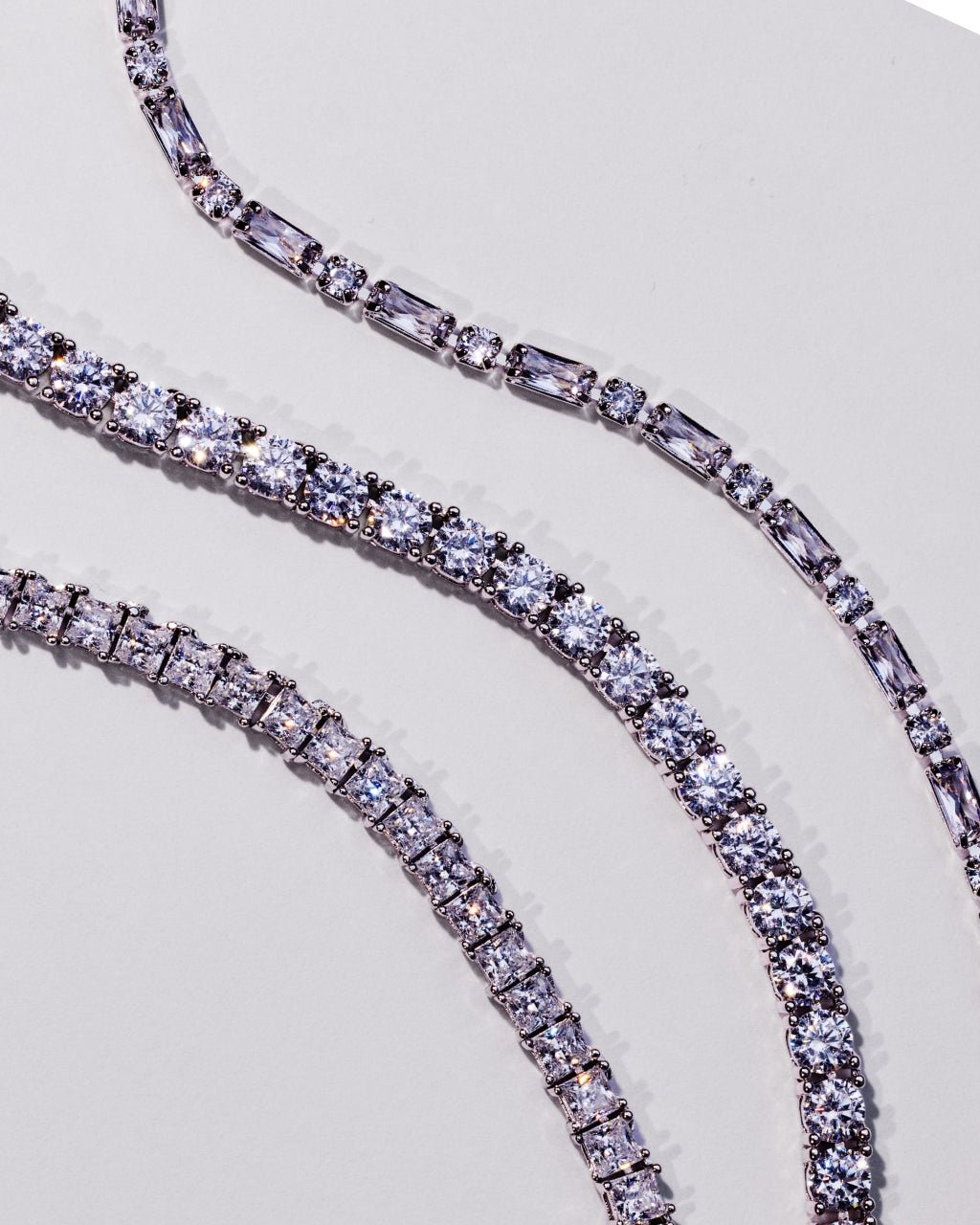 Georgia CZ Tennis Necklace - Sterling Forever
