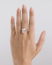 Sterling Silver Oval Cut CZ Cocktail Ring - Sterling Forever