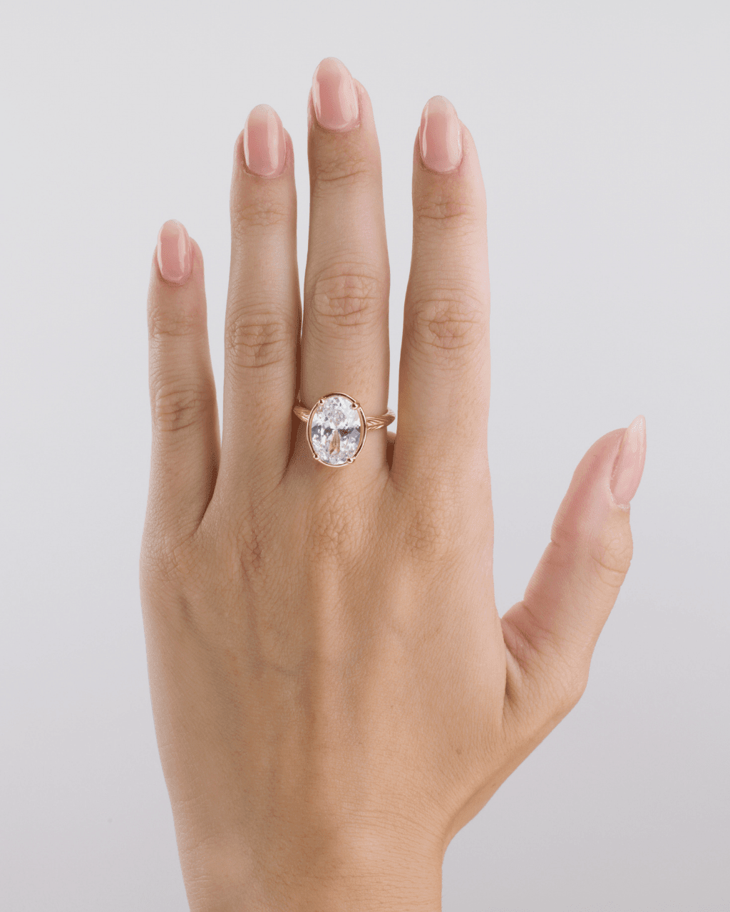 Sterling Silver Oval Cut CZ Cocktail Ring - Sterling Forever