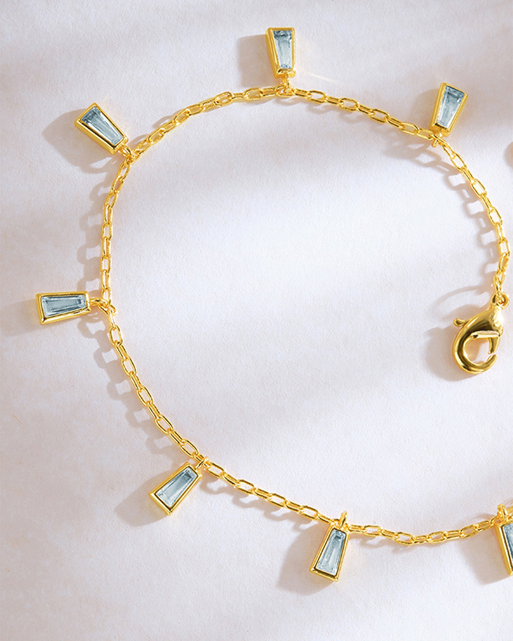 Lillian CZ Charm Anklet