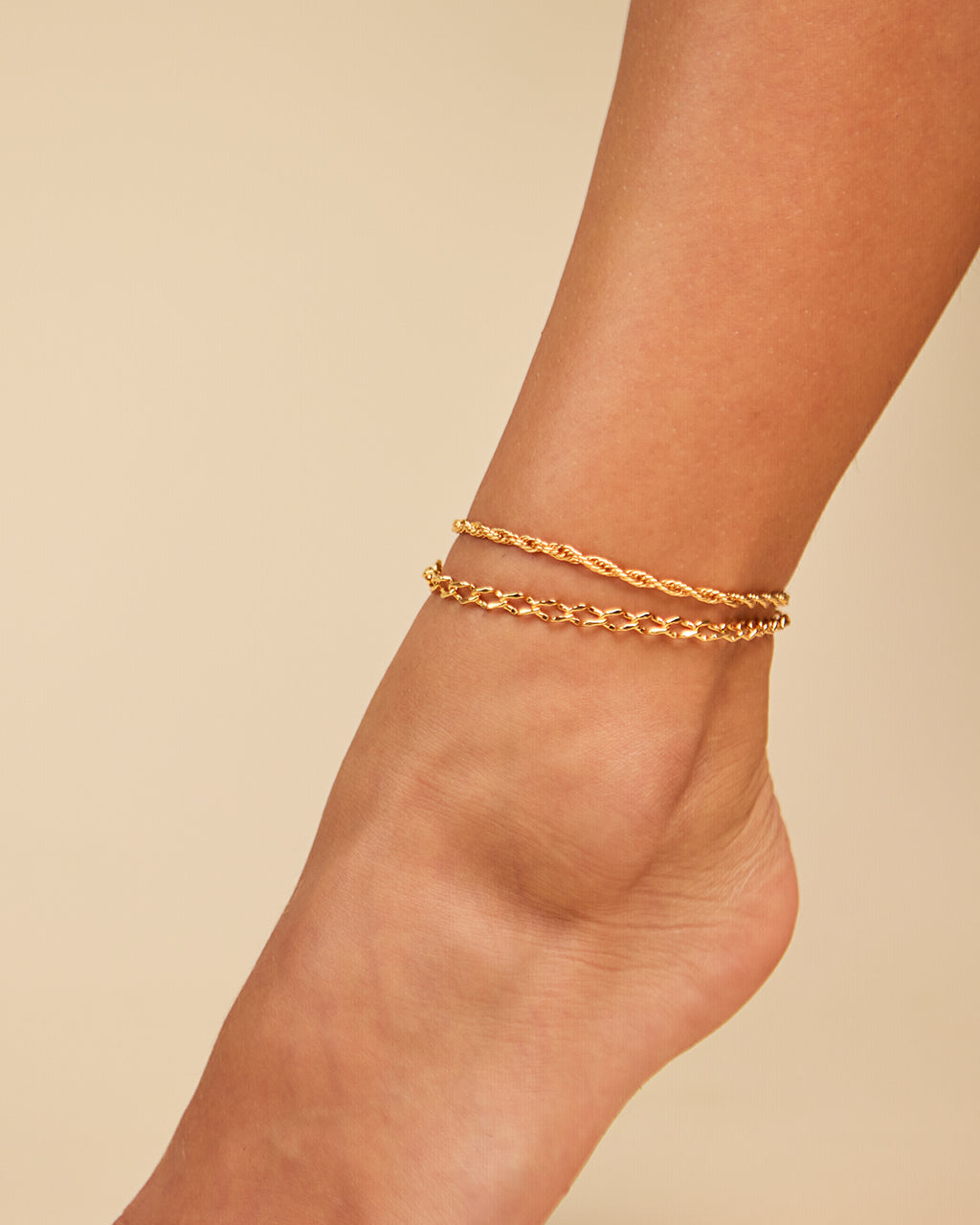 Tessa Layered Chain Anklet
