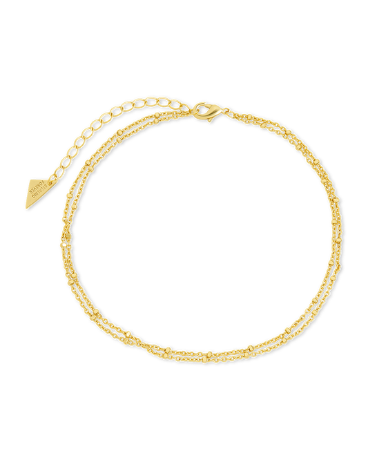 Alison Layered Chain Anklet