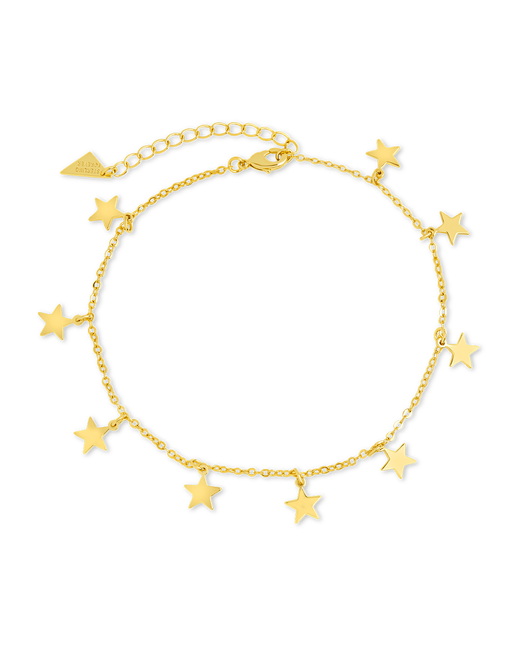 Sabina Star Charm Anklet - Sterling Forever