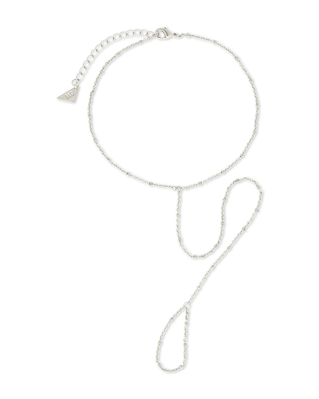 Serena Simple Chain Toe Anklet - Sterling Forever