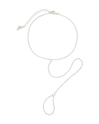 Saskia Chain Toe Anklet - Sterling Forever
