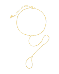 Saskia Chain Toe Anklet - Sterling Forever