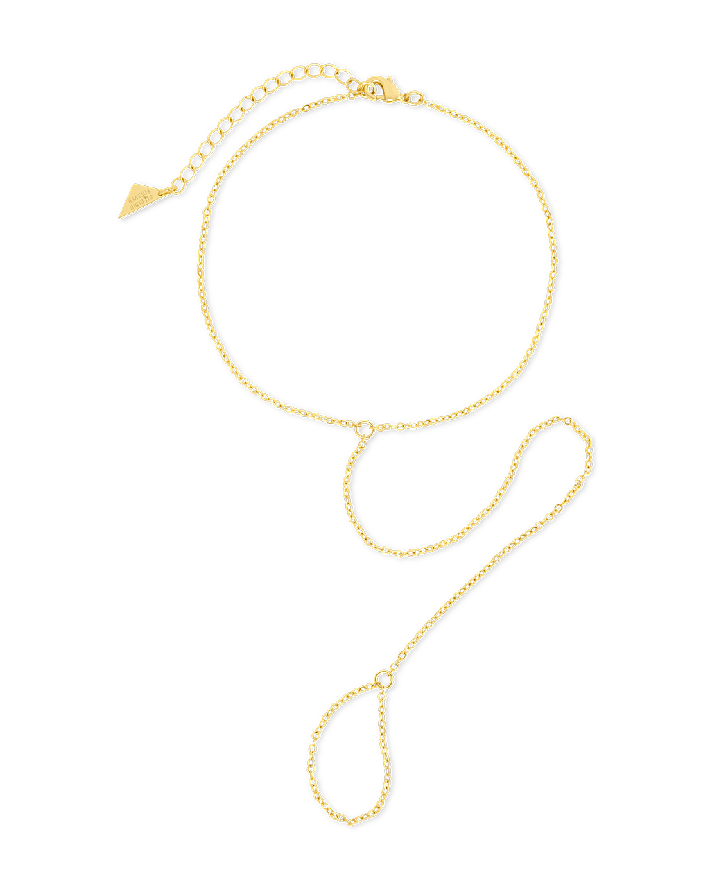 Saskia Chain Toe Anklet - Sterling Forever