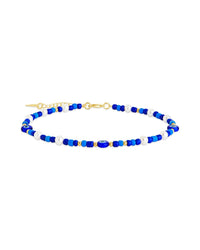 Sibyl Evil Eye Charm & Pearl Anklet - Sterling Forever