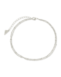 Alison Layered Chain Anklet - Sterling Forever