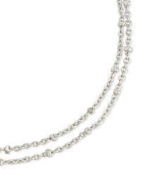 Alison Layered Chain Anklet - Sterling Forever