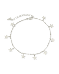 Sabina Star Charm Anklet - Sterling Forever