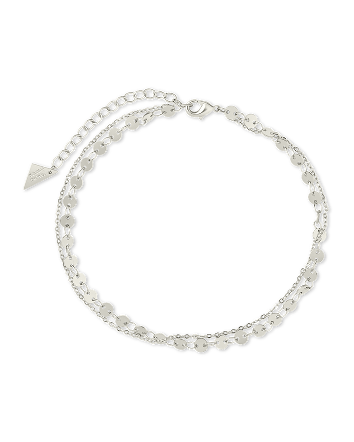 Eliana Layered Disc Chain Anklet