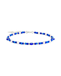 Sibyl Evil Eye Charm & Pearl Anklet - Sterling Forever