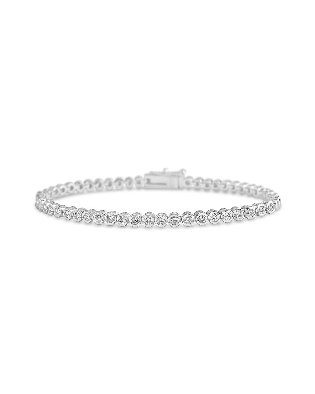 Helene CZ Tennis 3 Piece Bundle - Rhodium Plated