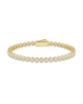 Helene Bezel CZ Tennis Bracelet