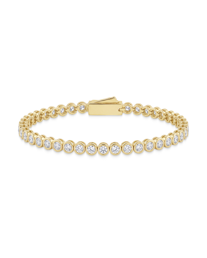 Helene Bezel CZ Tennis Bracelet