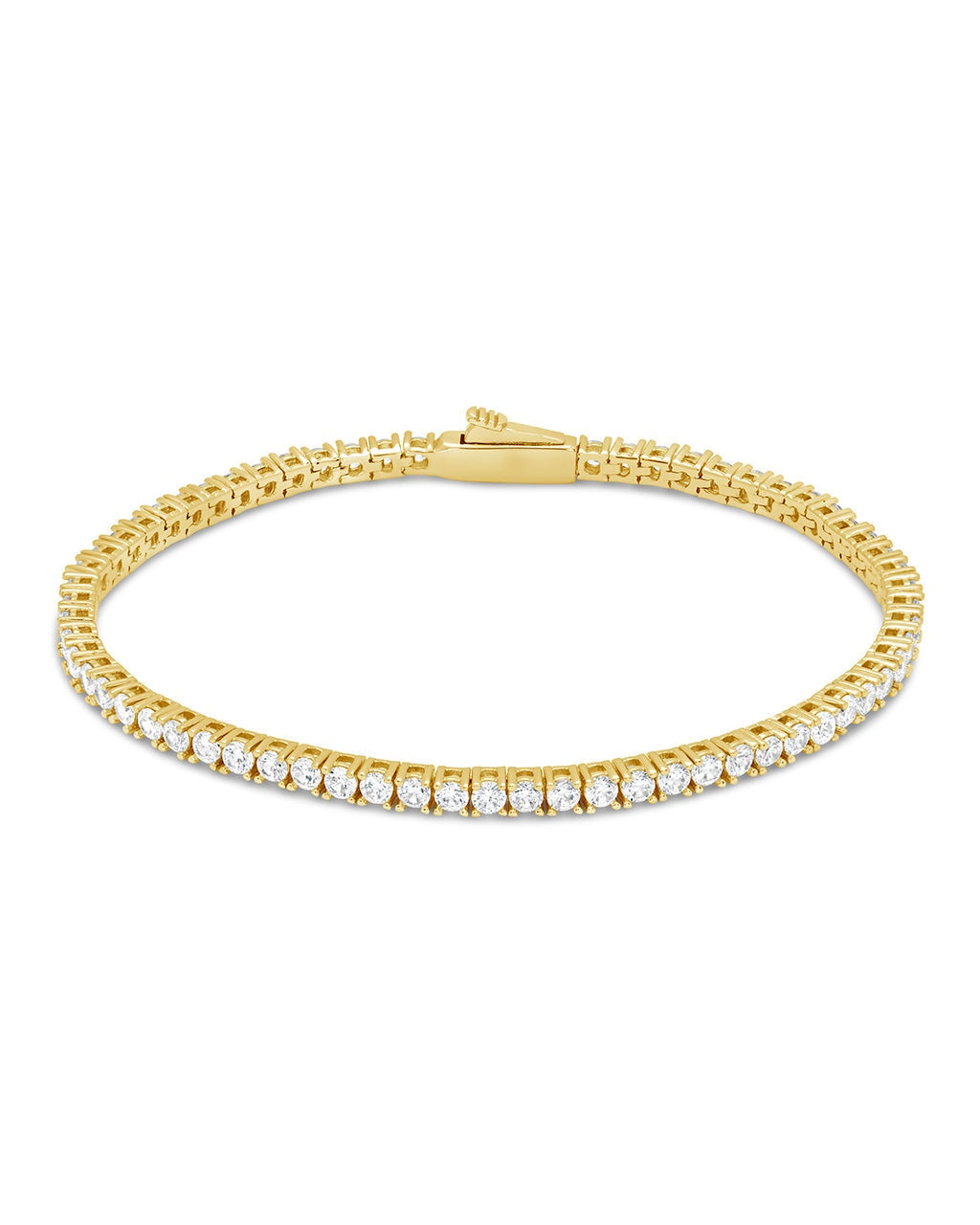 Alicia CZ Tennis Bracelet Bracelet Sterling Forever Gold 