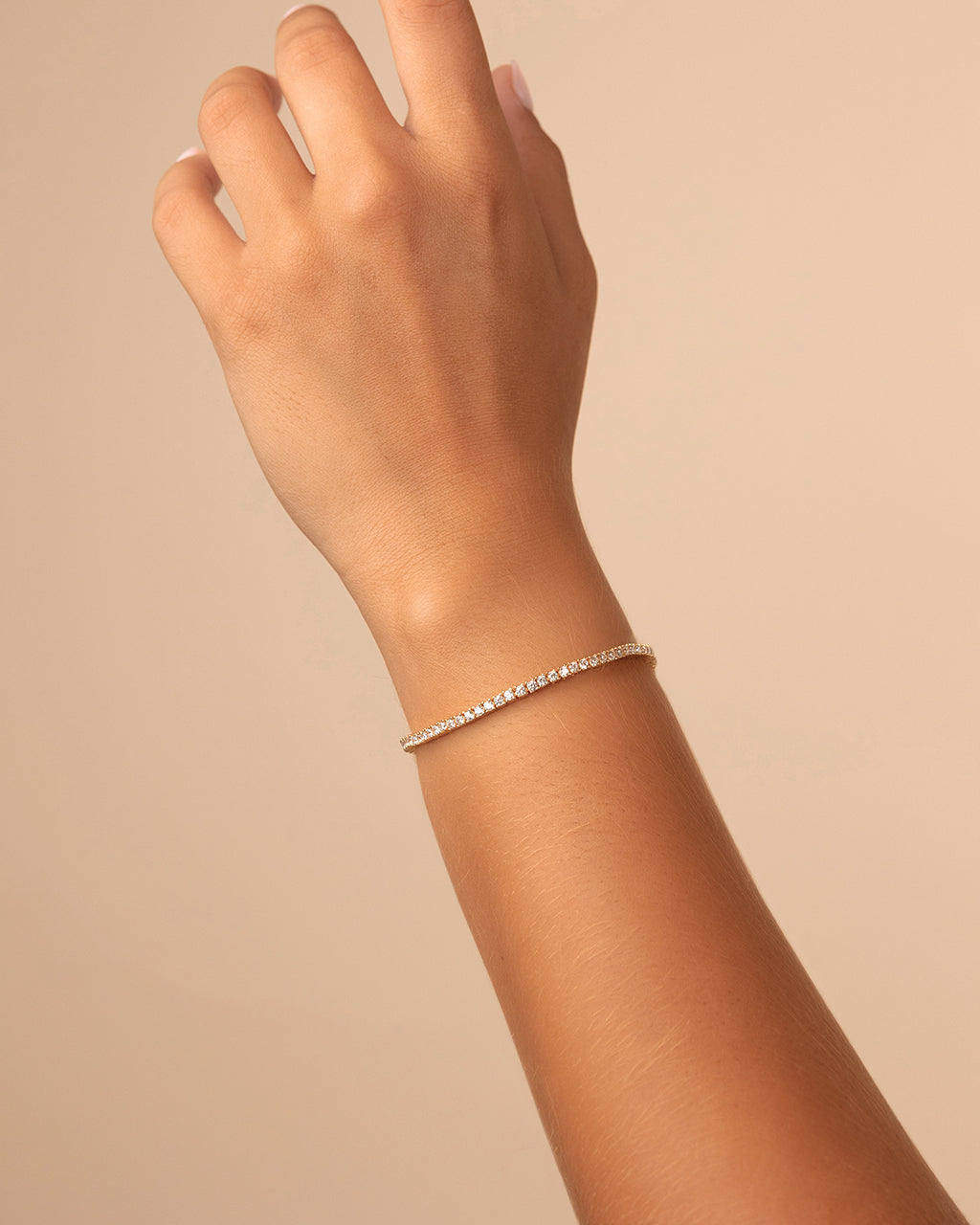 Glitter Luxury Tennis Bracelet 【GOLD】 Luxury Tennis Bracelet 【5mm / GOLD】 | Glitter