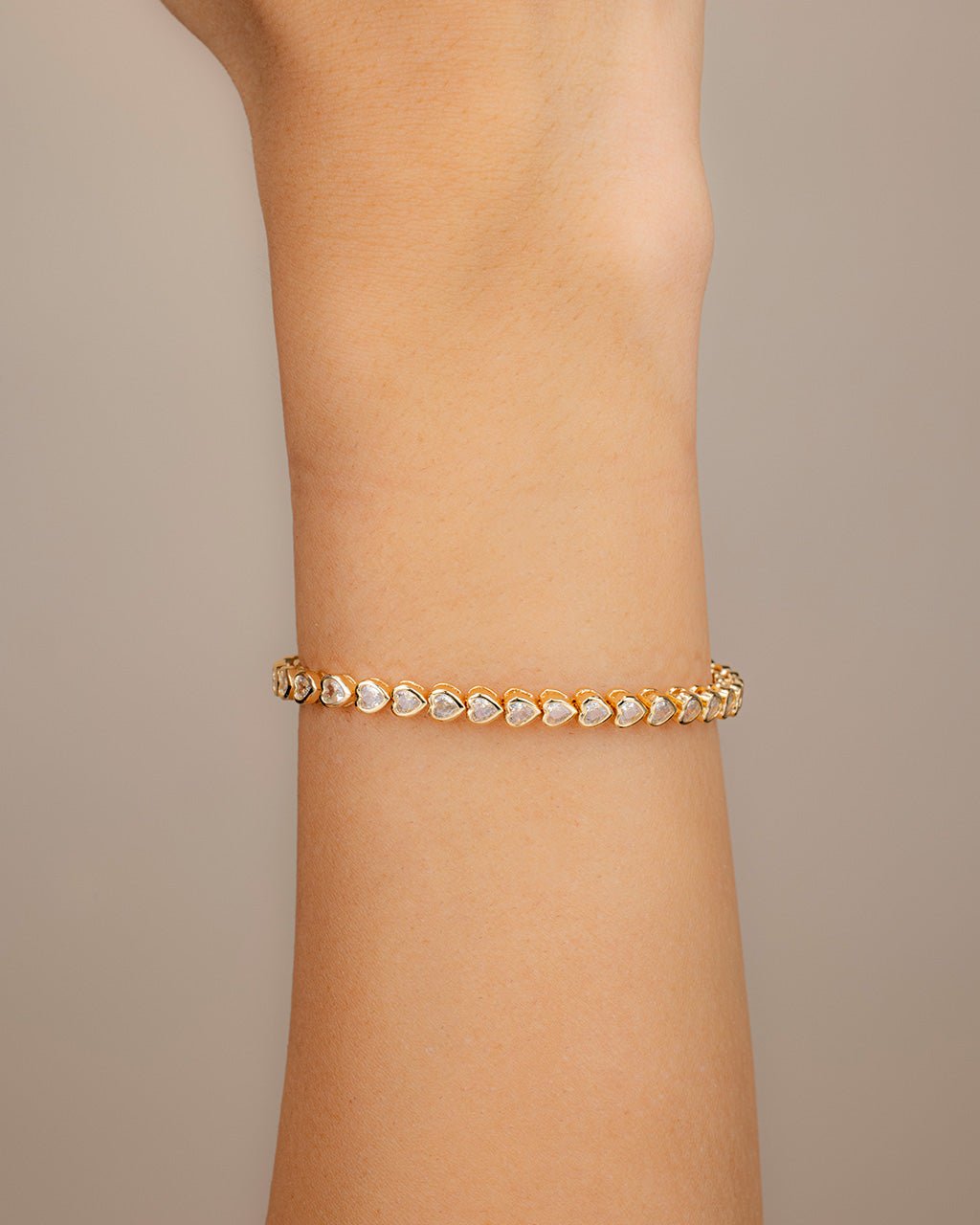 Corey Bezel Heart CZ Tennis Bracelet – Sterling Forever