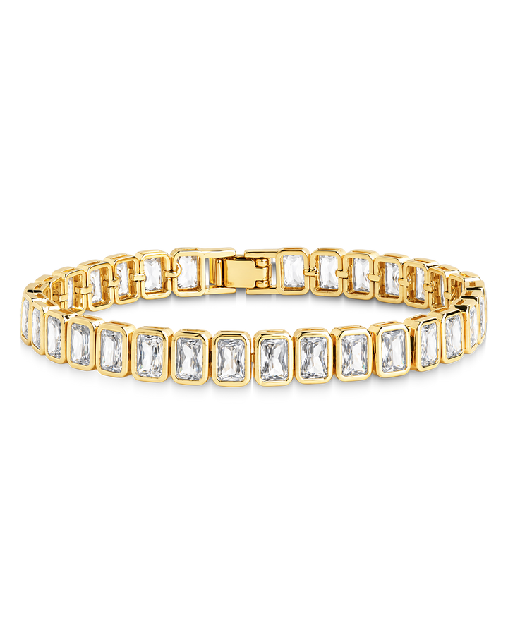 Roxie Bezel CZ Tennis Bracelet