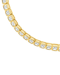 Roxie Bezel CZ Tennis Bracelet - Sterling Forever