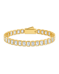 Roxie Bezel CZ Tennis Bracelet