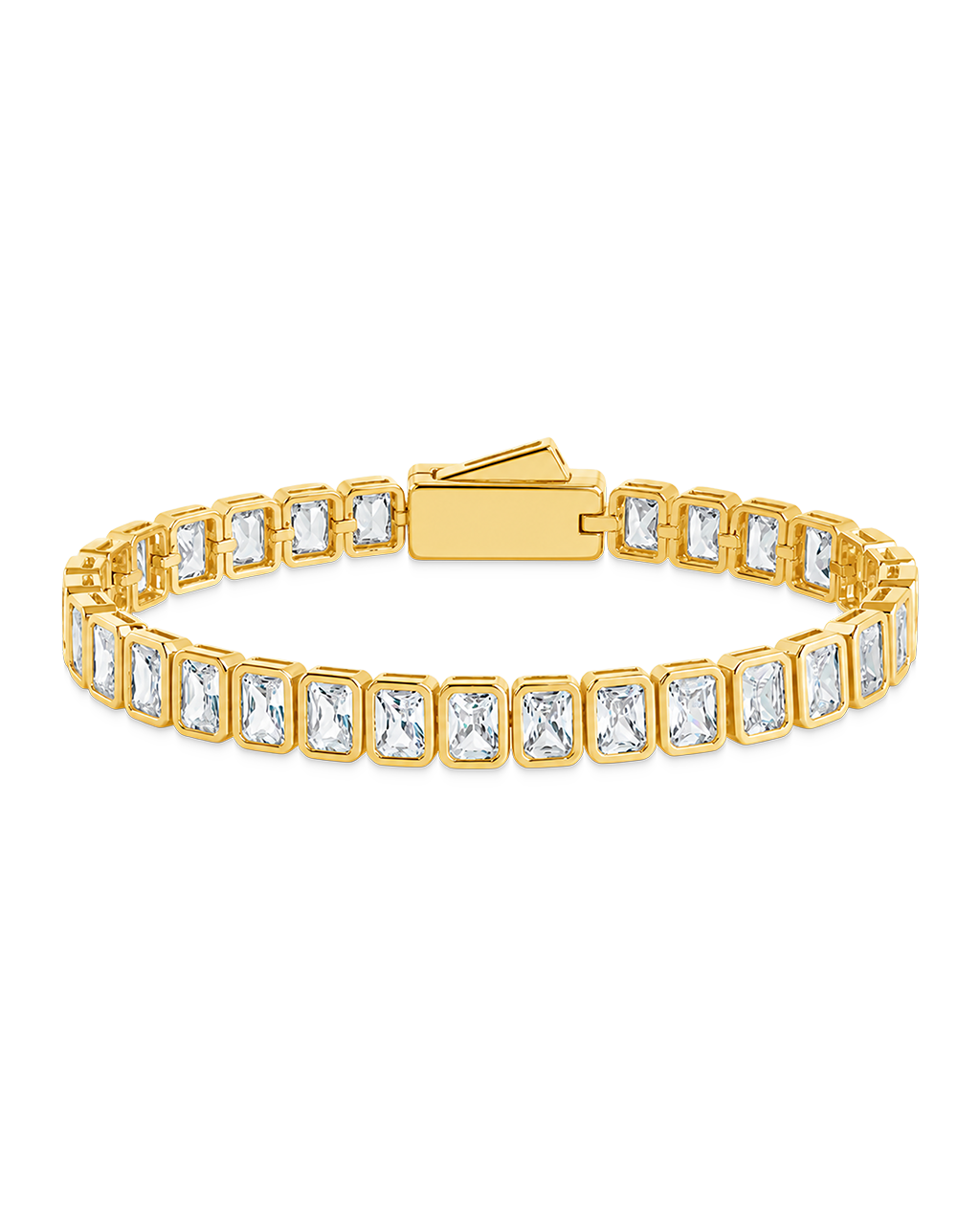 Roxie Bezel CZ Tennis Bracelet