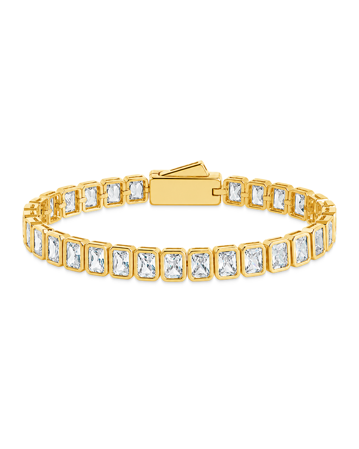 Roxie Bezel CZ Tennis Bracelet