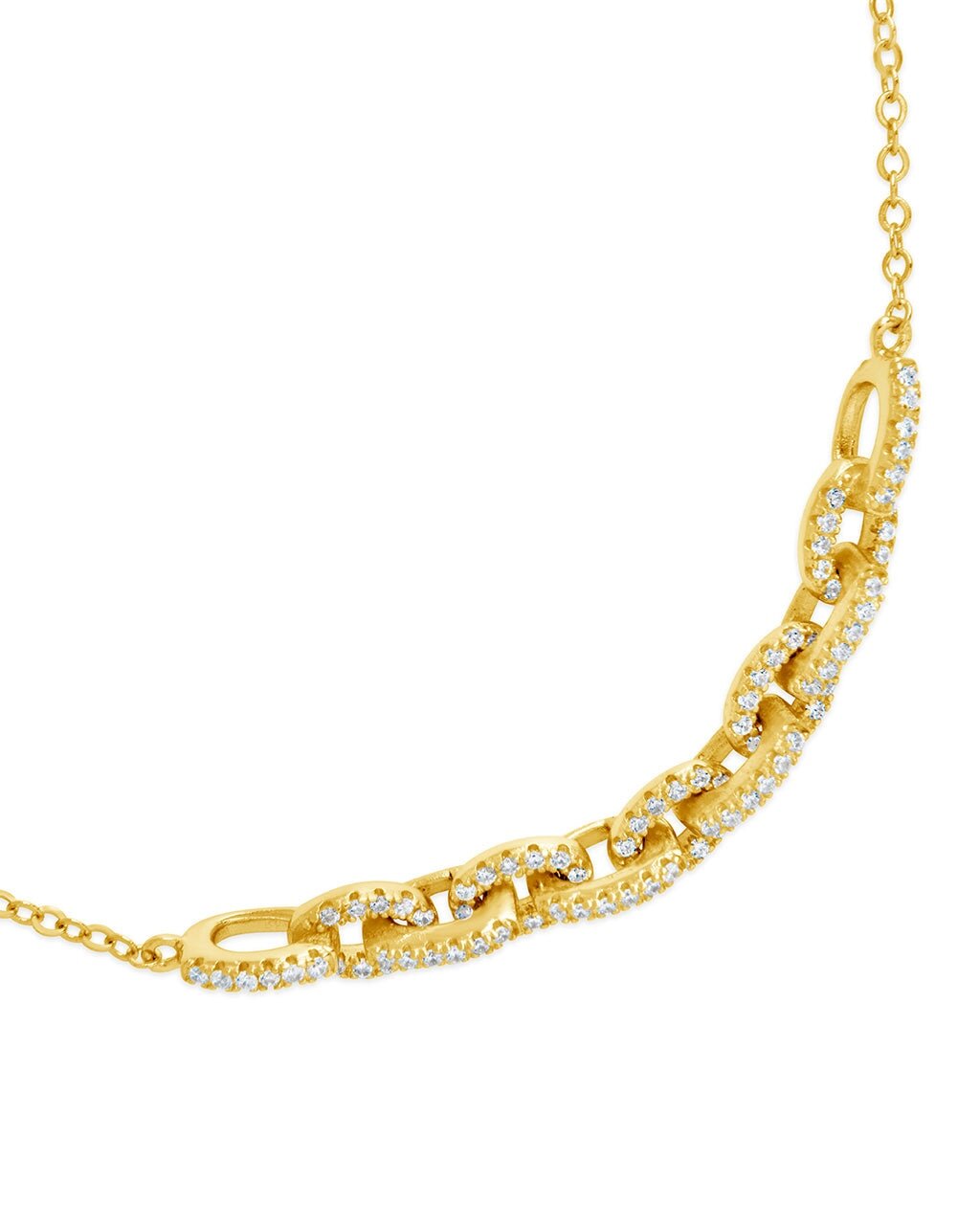 Harley CZ Interlocking Chain Bracelet - Sterling Forever