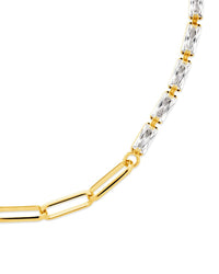 Hunter CZ Tennis & Paperlicp Chain Bracelet - Sterling Forever