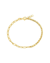 Emerald CZ Tennis & Chain Bracelet - Sterling Forever