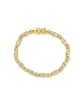 Cassie CZ Bezel Tennis Bracelet - Sterling Forever