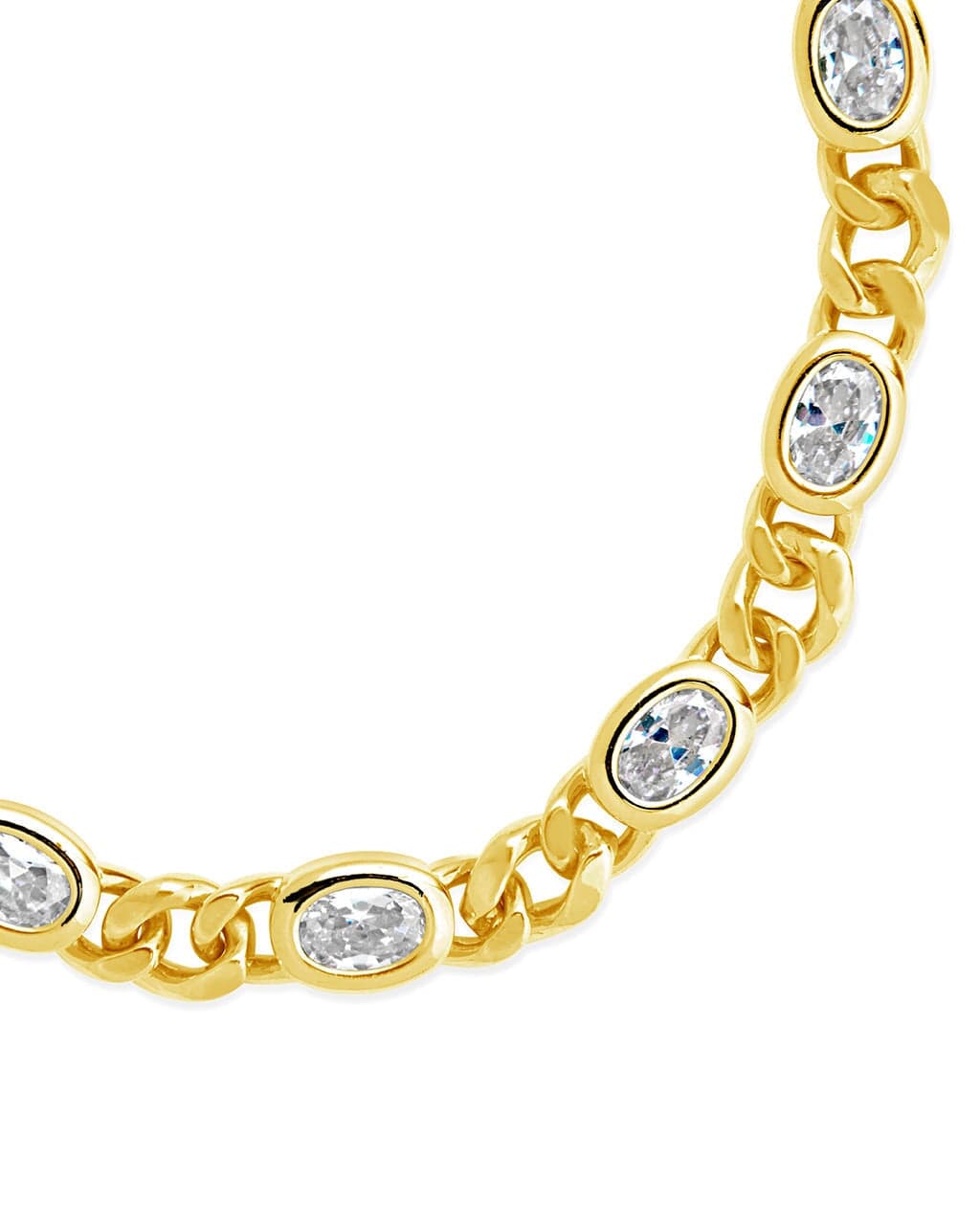 Cassie CZ Bezel Tennis Bracelet - Sterling Forever