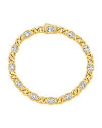 Cassie CZ Bezel Tennis Bracelet