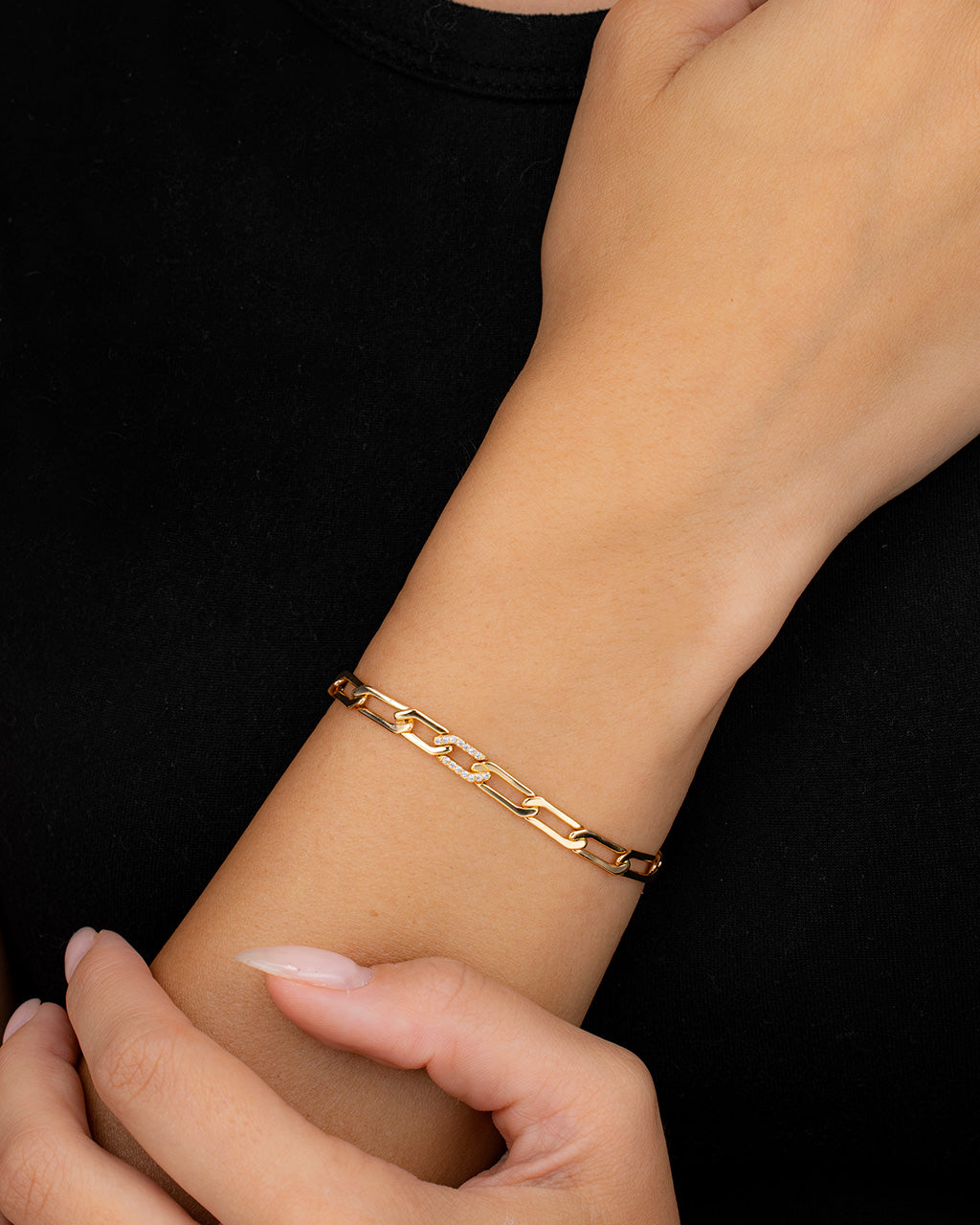 Kinslee CZ Chain Bracelet