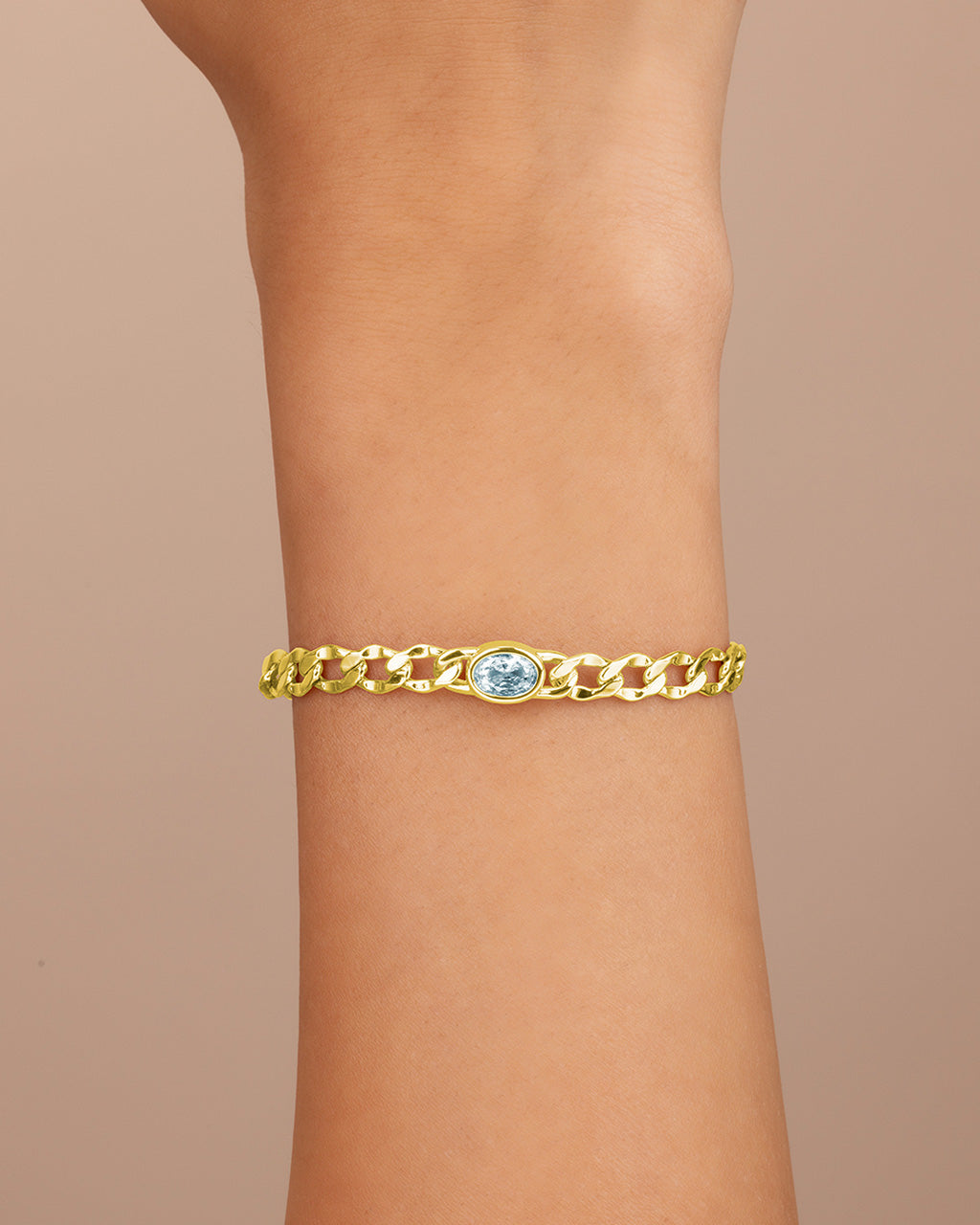 Rebel Station CZ Curb Chain Bracelet