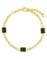Lennox Station CZ Chain Bracelet Set - Sterling Forever