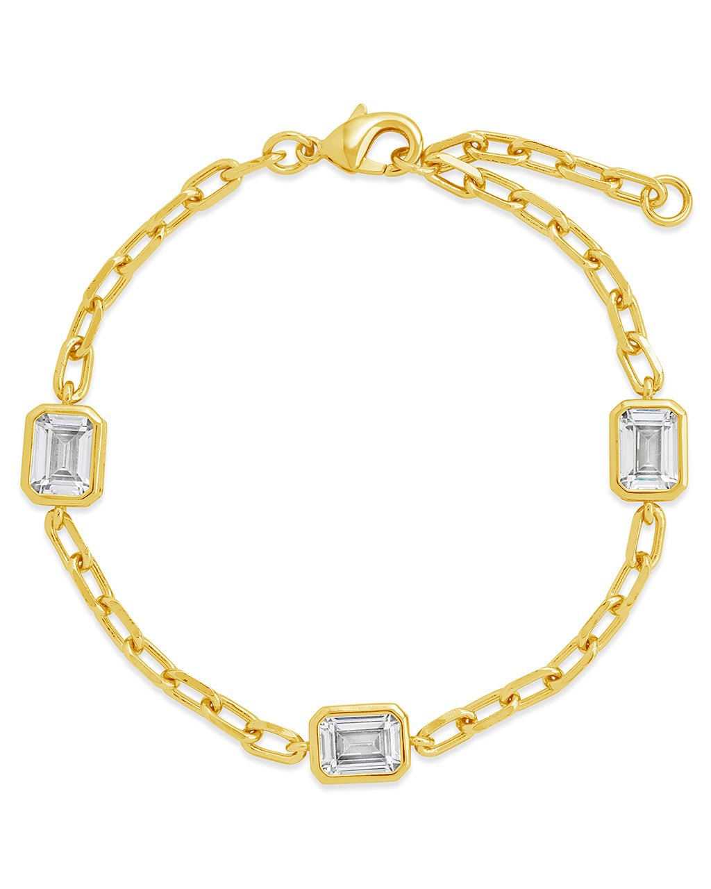 Lennox Station CZ Chain Bracelet Set