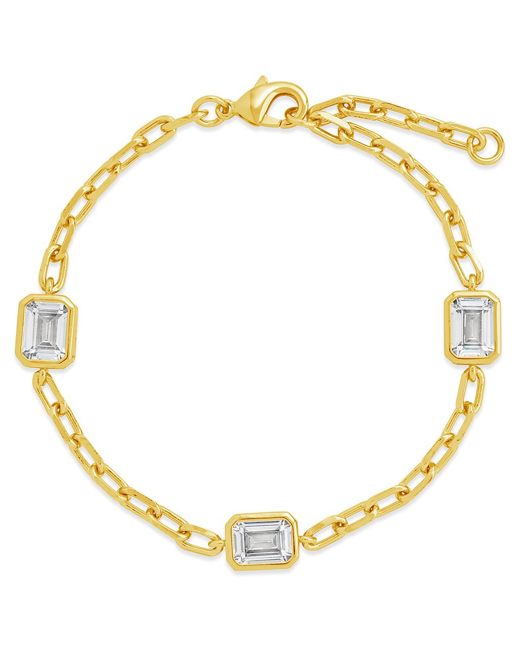 Lennox Station CZ Chain Bracelet Set - Sterling Forever