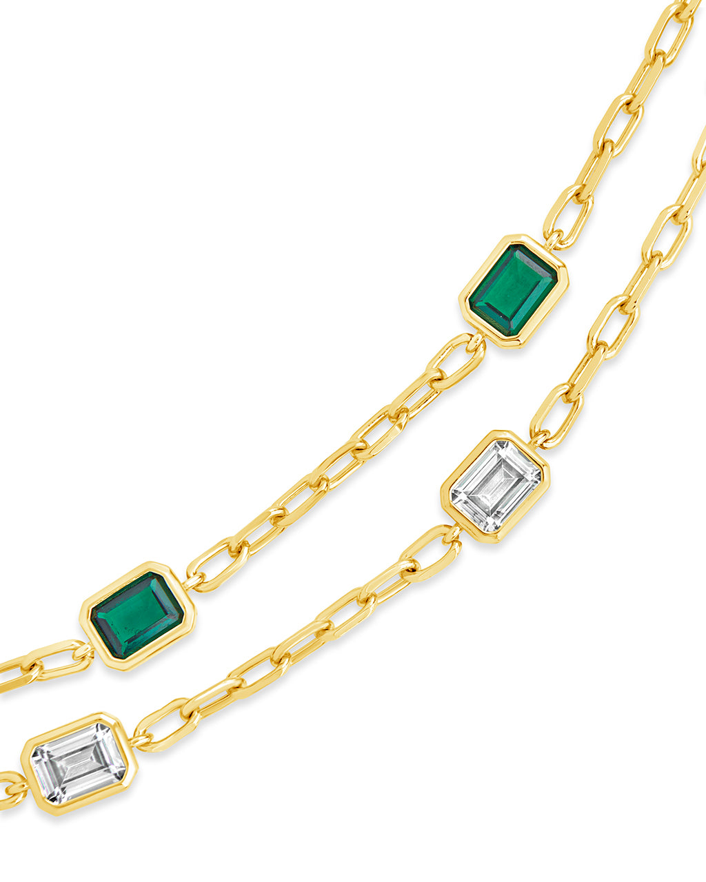 Lennox Station CZ Chain Bracelet Set