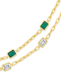 Lennox Station CZ Chain Bracelet Set - Sterling Forever