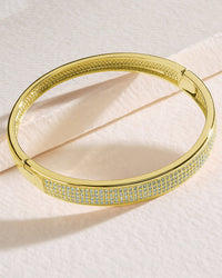 Nessa CZ Bangle Bracelet - Sterling Forever