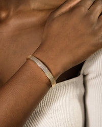 Nessa CZ Bangle Bracelet - Sterling Forever