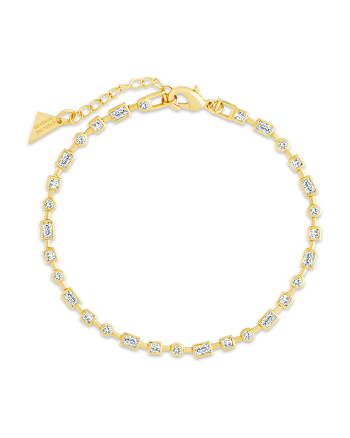 Camden CZ Staggered Tennis Bracelet - Sterling Forever