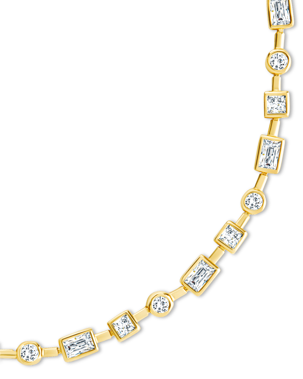Camden CZ Staggered Tennis Bracelet - Sterling Forever