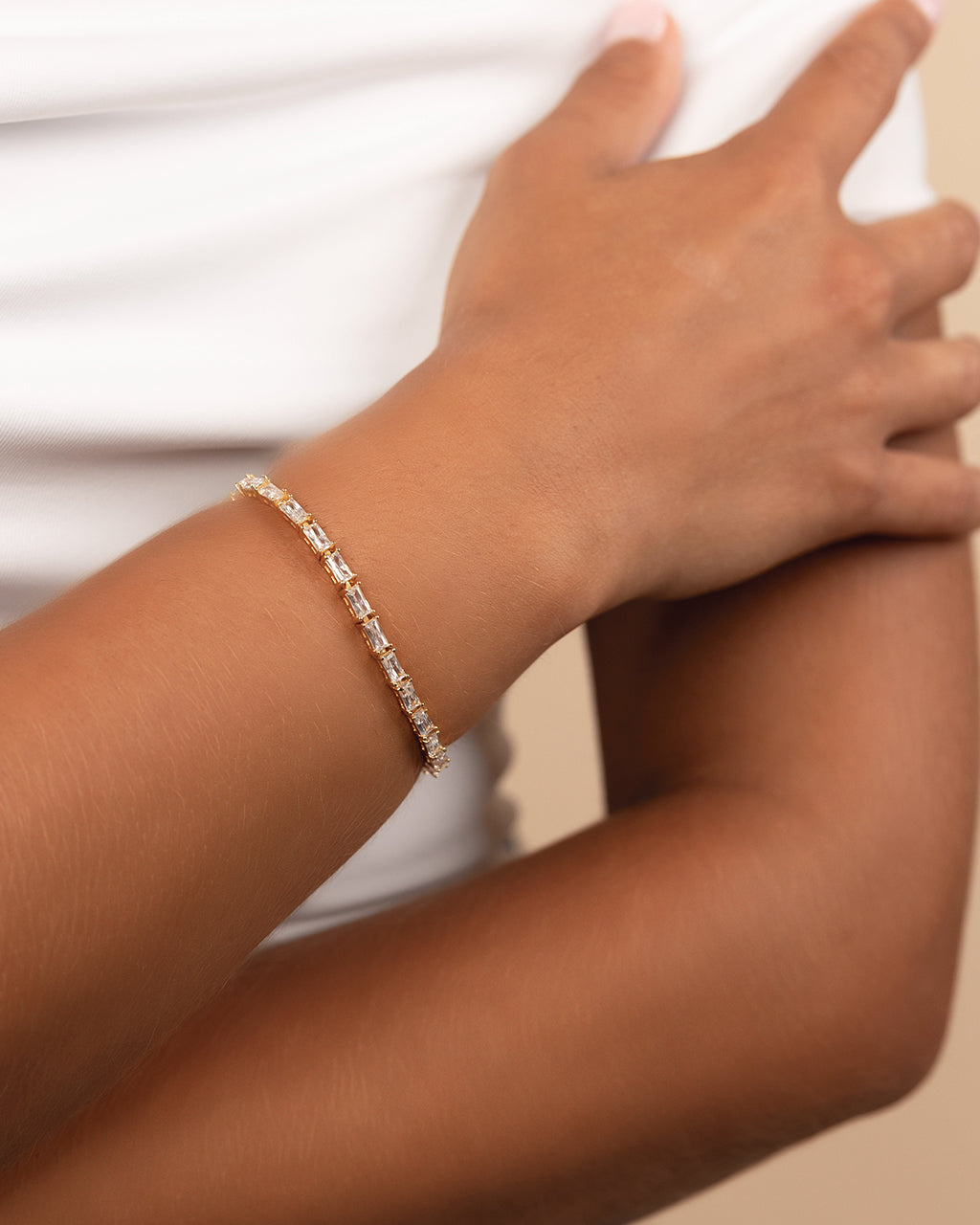 Blanche CZ Tennis Bracelet
