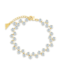 Carson CZ Tennis Bolo Bracelet - Sterling Forever