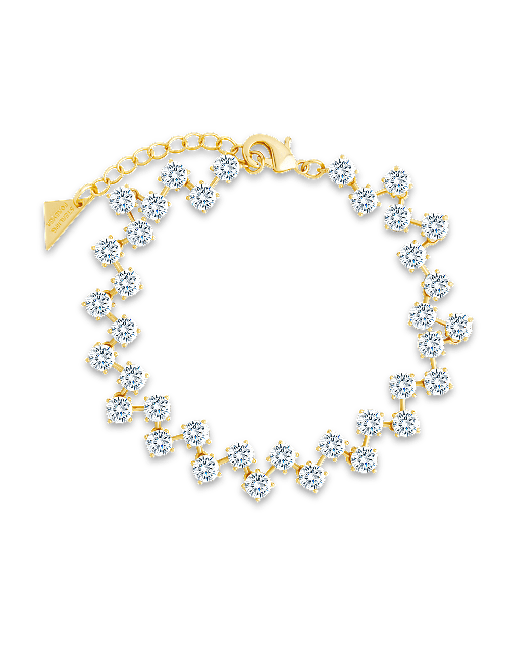 Carson CZ Tennis Bolo Bracelet - Sterling Forever