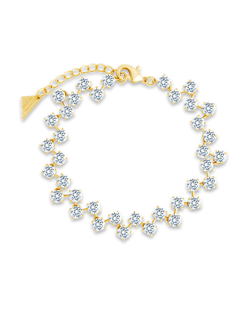 Carson CZ Tennis Bolo Bracelet - Sterling Forever